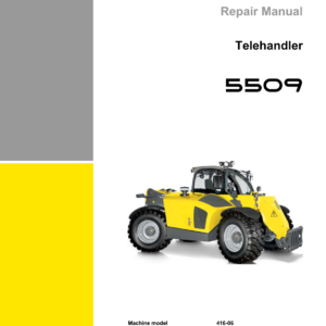 Wacker Neuson TH955 Telehandler Service Repair Manual - Image 1
