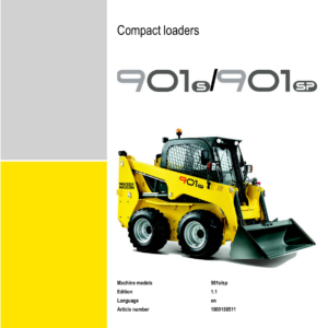 Wacker Neuson 901s, 901sp Skid Steer Loader Service Repair Manual - Image 1