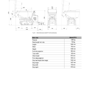 Wacker Neuson DT12 Track Dumper Service Repair Manual - Image 5