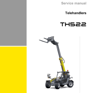 Wacker Neuson TH522 Telehandler Service Repair Manual - Image 1