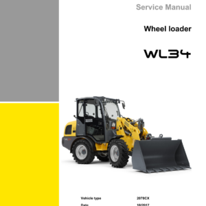 Wacker Neuson WL34 Wheel Loader Service Repair Manual - Image 1