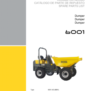 Wacker Neuson 6001, 6001H Dumper Service Repair Manual - Image 3