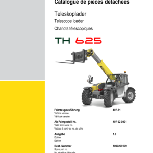 Wacker Neuson TH625 Telehandler Service Repair Manual - Image 3